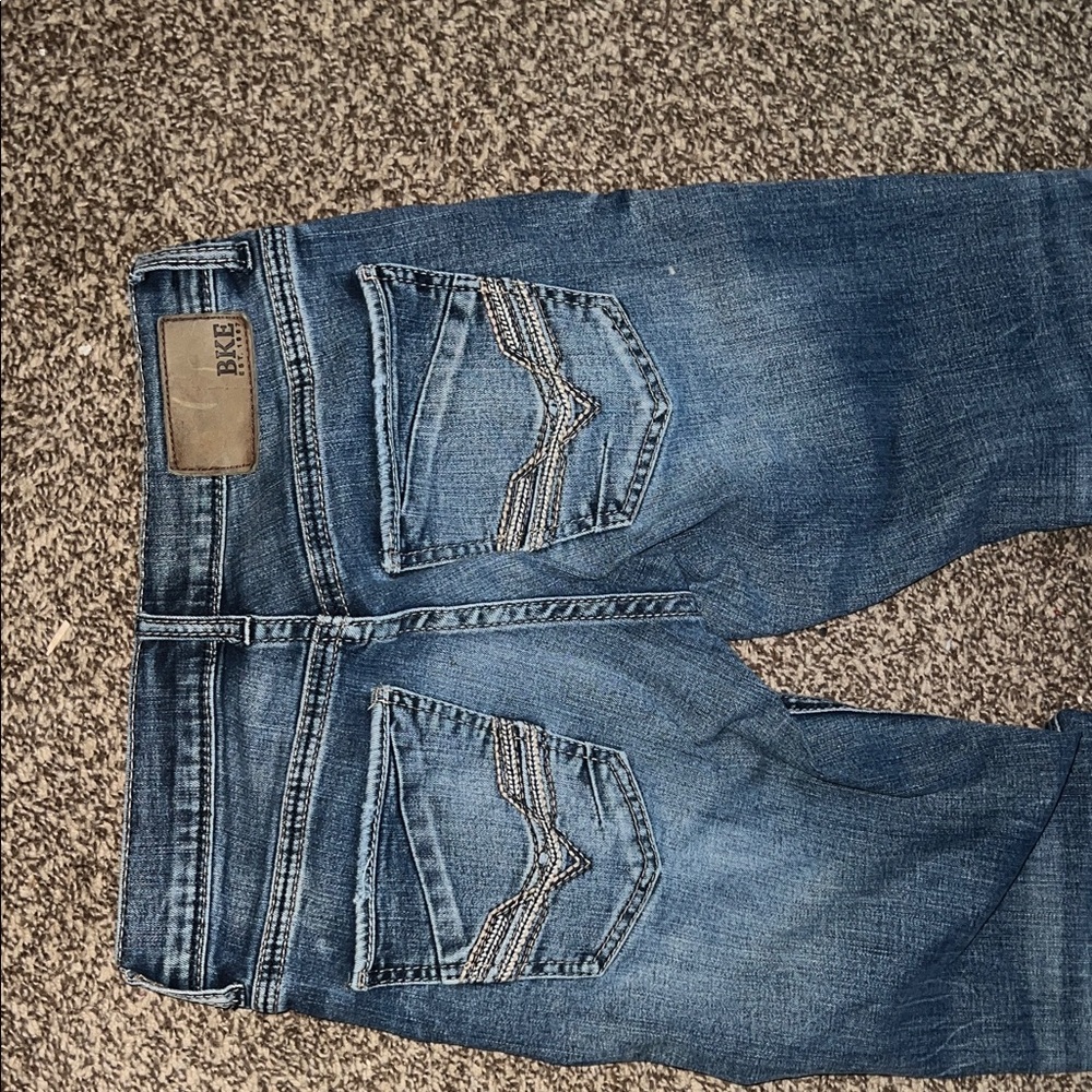 BKE 2000s womens bootcut Jeans in Classic Blue (29x30)